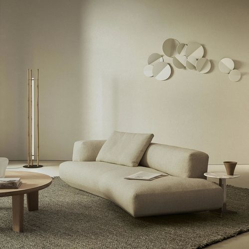 Moderne Liege - LOUNGESCAPE - FLEXFORM - Stoff / Leder / Metall
