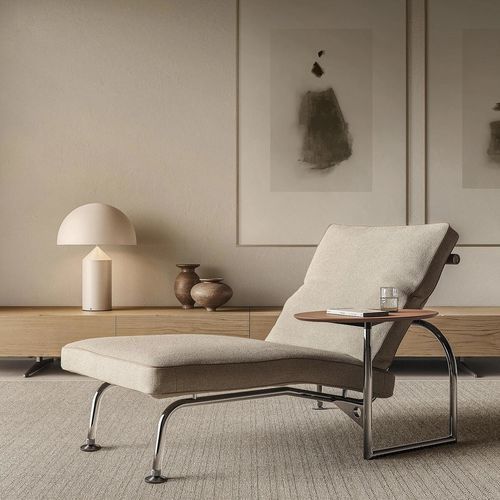 Moderne Liege - GINGER - FLEXFORM - Stoff / Polyurethanschaum / Leder