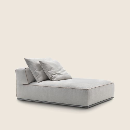 Moderne Liege - PERRY - FLEXFORM - Stoff / Polyurethanschaum / Leder