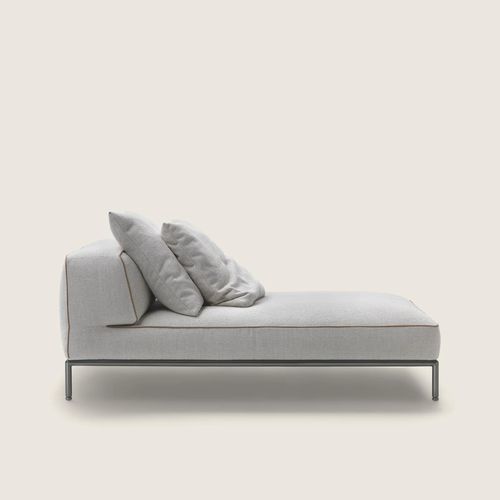 Moderne Liege - PERRY UP - FLEXFORM - Stoff / Polyurethanschaum / Leder