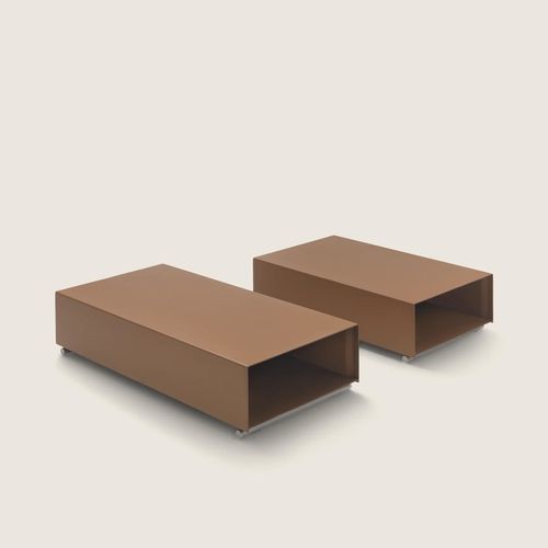 Moderner Couchtisch - GROUNDPIECE - FLEXFORM - Epoxid / Thermoplast / Metall