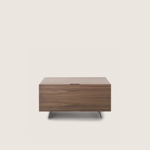 Nachttisch / minimalistisches Design - PIUMA - FLEXFORM - Eiche / Nussbaum / Holzfurnier