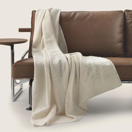 Seide-Plaid - LINNEA - FLEXFORM - Wolle / aus Alpagawolle / Made in Italy