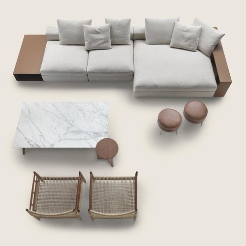 Modulsofa - GROUNDPIECE - FLEXFORM - modern / für den Innenbereich / Polyurethan