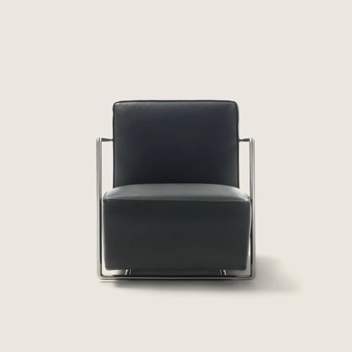 Moderner Sessel - A.B.C. - FLEXFORM - Leder / Polyurethanschaum / Stoff