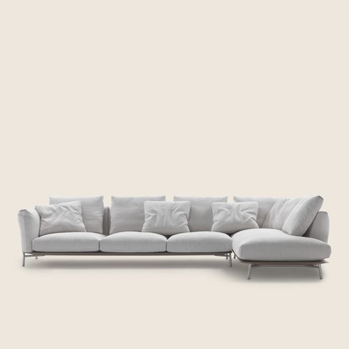 Modulsofa - AMBROEUS - FLEXFORM - modern / für den Innenbereich / Stoff