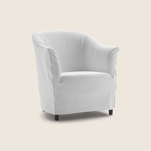 Moderner Sessel - DORALICE - FLEXFORM - Leder / Polyurethanschaum / Stoff