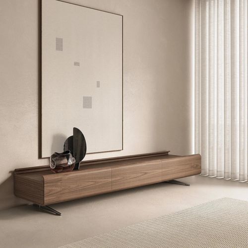 Bodenstehendes Ablagemöbel - EARL - FLEXFORM - modern / von Antonio Citterio / Nussbaum