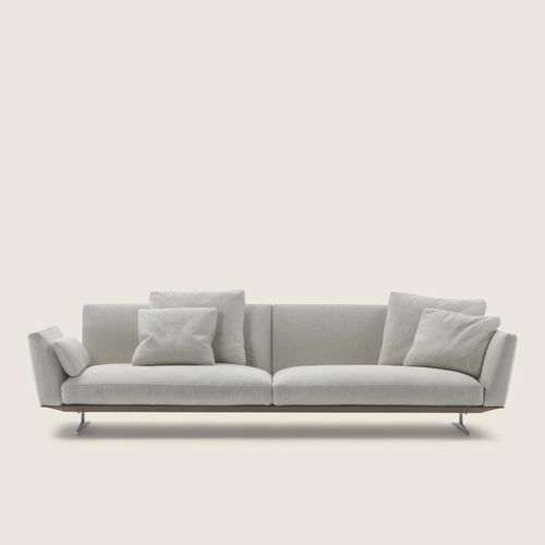 Modulsofa - EVERGREEN - FLEXFORM - modern / für den Innenbereich / Metall