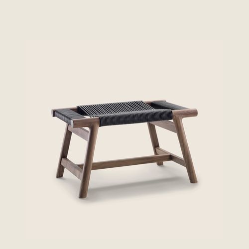 Moderne Ottomane - GIANO - FLEXFORM - Massivholz / Eiche / Nussbaum