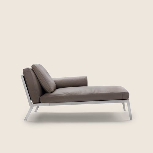 Moderne Liege - HAPPY - FLEXFORM - Stoff / Polyurethanschaum / Leder