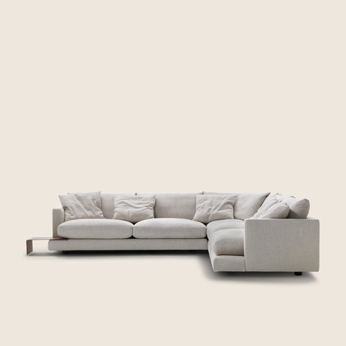 Modulsofa - LONG ISLAND 05 - FLEXFORM - modern / Stoff / Leder