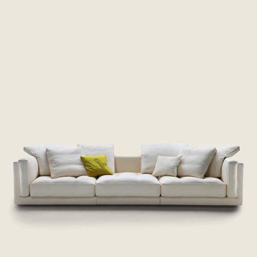 Modulsofa - LUCIEN - FLEXFORM - modern / für Wohnzimmer / Polyurethan