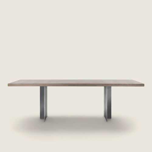Moderner Esstisch - SPELLO - FLEXFORM - Eiche / Nussbaum / Esche