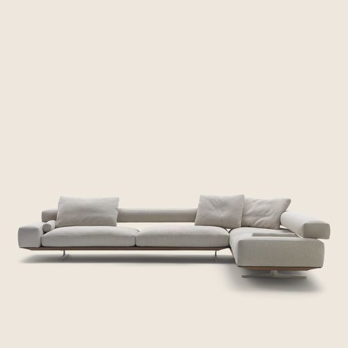 Modulsofa - WING - FLEXFORM - modern / für den Innenbereich / Stoff