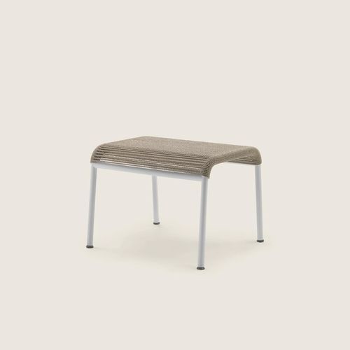 Ottomane / minimalistisches Design - CALIPSO - FLEXFORM - Polypropylen / Edelstahl / Kordel