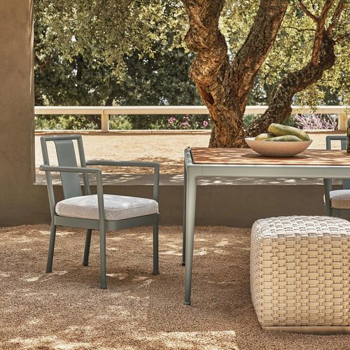 Moderner Esszimmerstuhl - CAMARGUE - FLEXFORM - für den Außenbereich / Thermoplast / Aluminium