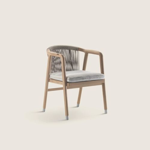 Moderner Esszimmerstuhl - CRONO OUTDOOR - FLEXFORM - für Küche / für Außenbereich / PVC