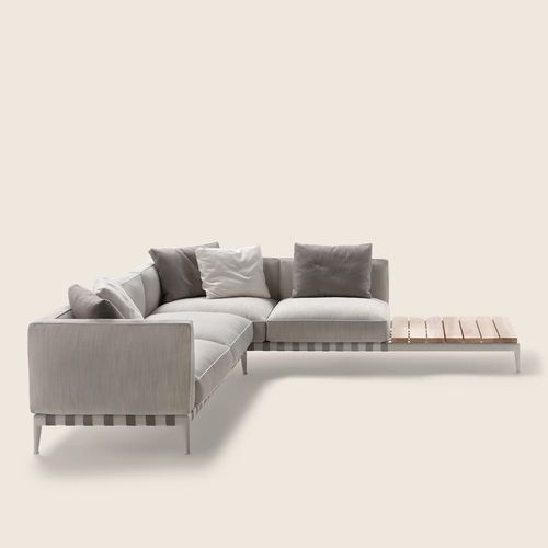 Modulsofa - ATLANTE - FLEXFORM - modern / für Außenbereich / Stoff