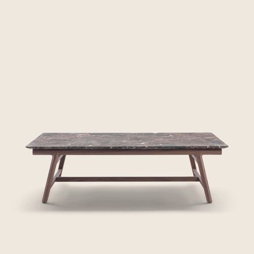Moderner Couchtisch - GIANO - FLEXFORM - Nussbaum / Esche / Eiche
