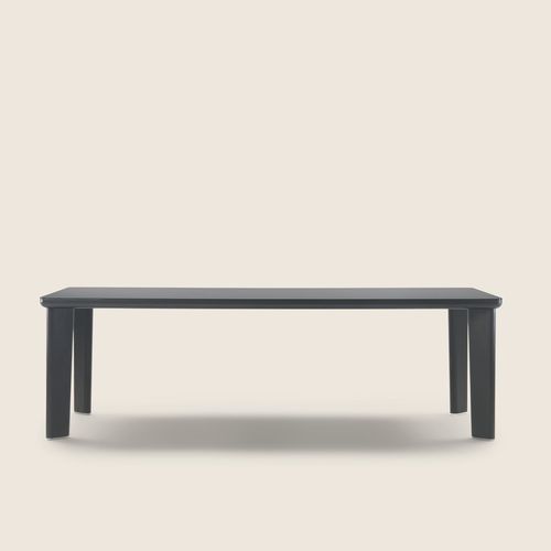 Moderner Esstisch - ARNOLD - FLEXFORM - Holzfurnier / Gestell aus Holz / rechteckig