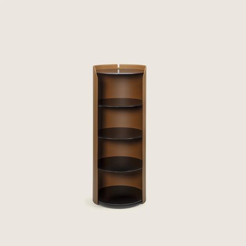Moderner Nachttisch - LOUISE - FLEXFORM - Kuhfell / Gestell aus Holz / Gestell aus gestrichenem Holz