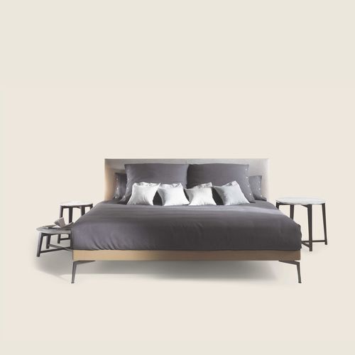 Doppelbett - FEEL GOOD - FLEXFORM - modern / Kopfteil / gepolstertes Kopfteil