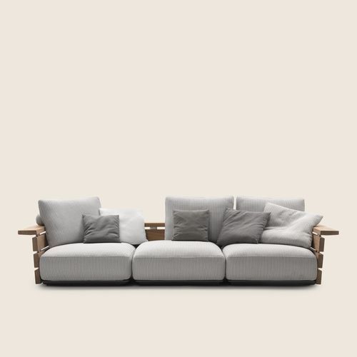 Modulsofa - ONTARIO - FLEXFORM - modern / für den Außenbereich / abperlendes Gewebe