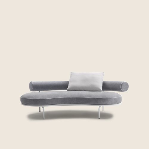 Rundes Sofa - SUPERMAX OUTDOOR - FLEXFORM - originelles Design / für Außenbereich / Laminat