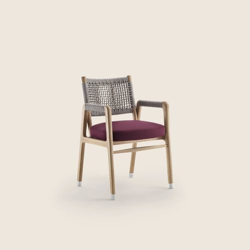 Moderner Esszimmerstuhl - ORTIGIA OUTDOOR - FLEXFORM - für den Außenbereich / Thermoplast / Metall