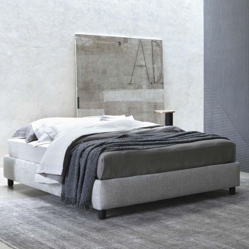 Modernes Bett - SOMMIER - Flou - Doppelbett / Polster / Bettkasten