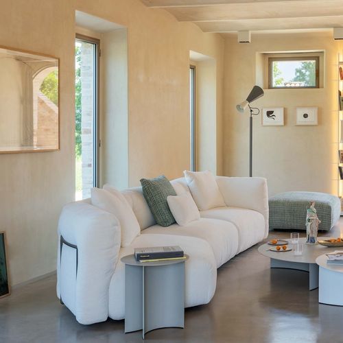 Modulsofa - FIOCCO - Flou - modern / Stoff / Leder