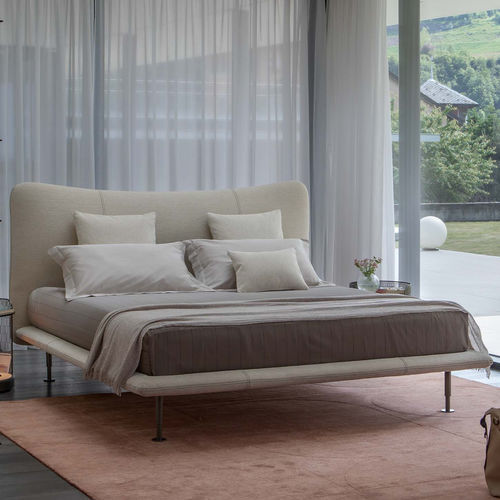 Modernes Bett - BAIA - Flou - Doppelbett / Polster / Kopfteil