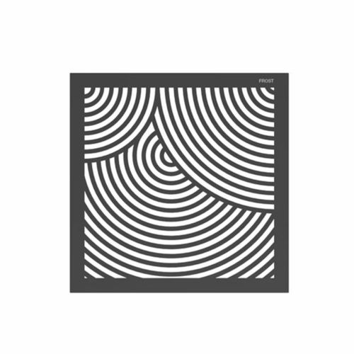 Metall-Untersetzer - N1949 - Frost Design - quadratisch