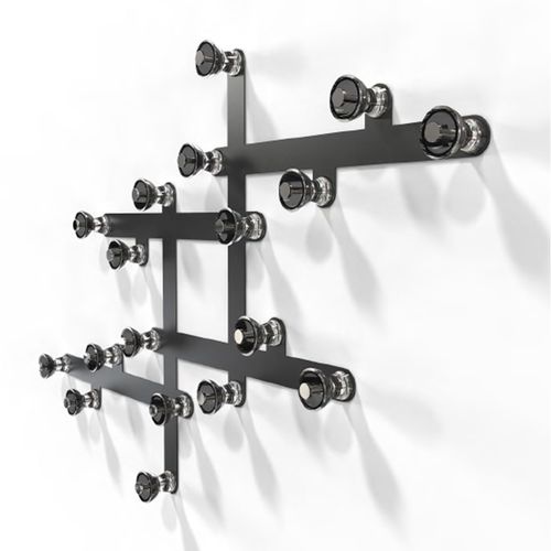 Moderner Garderobenhaken - B1000-B - Frost Design - Aluminium / Mehrfach