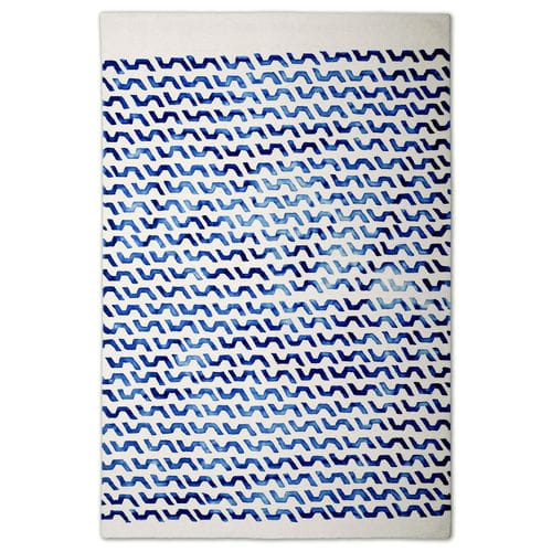 Moderner Teppich - VOLARE INDACO - G.T.DESIGN - Motiv / Neuseelandwolle / rechteckig