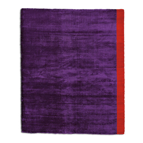 Moderner Teppich - VIOLA ASTRATTO 1 - G.T.DESIGN - einfarbig / Viskose / rechteckig