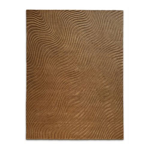 Moderner Teppich - FLUID ONDA - G.T.DESIGN - Streifenmuster / einfarbig / Nylon