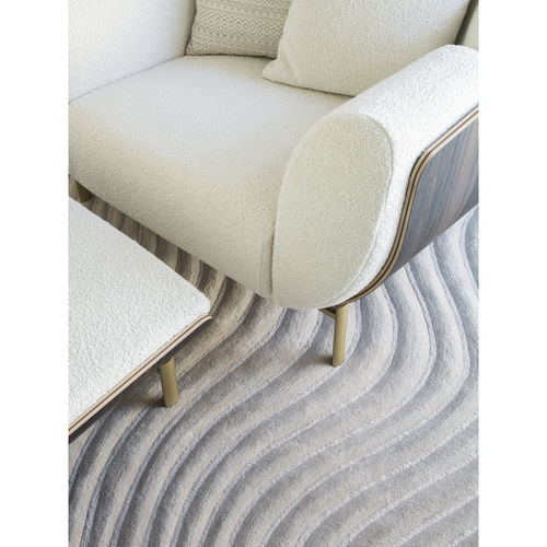 Moderner Teppich - FLUID ONDA - G.T.DESIGN - Streifenmuster / Nylon / Wolle
