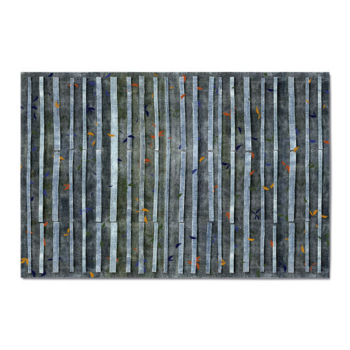 Moderner Teppich - Moving Forest 3 - G.T.DESIGN - Motiv / aus PA / rechteckig