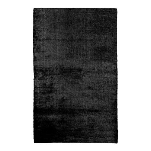 Moderner Teppich - LE MATERIE NERO IDEALE - G.T.DESIGN - einfarbig / Viskose / rechteckig