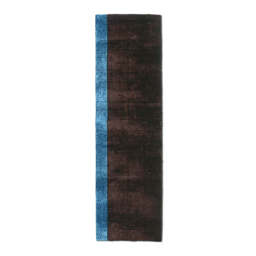 Moderner Teppich - Turchese Due - G.T.DESIGN - mit geometrischen Motiven / Viskose / rechteckig