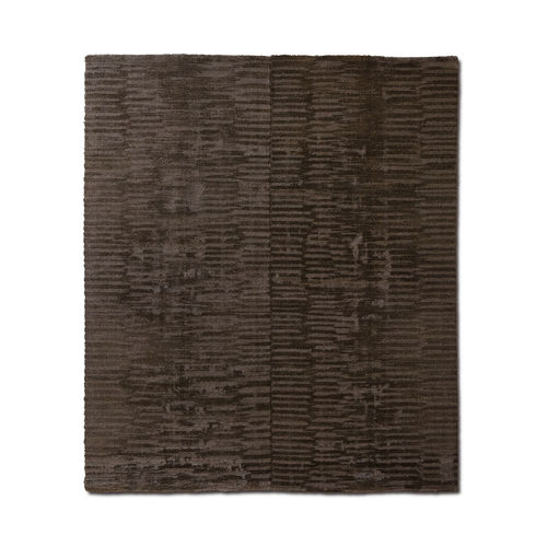 Moderner Teppich - O Sole Mio Corteccia Scura - G.T.DESIGN - Streifenmuster / einfarbig / rechteckig