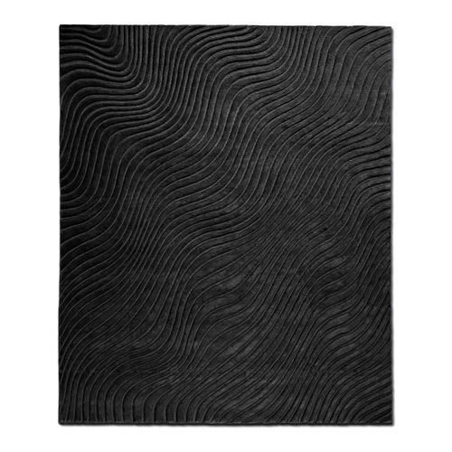 Moderner Teppich - Fluid Onda - G.T.DESIGN - Motiv / einfarbig / Nylon