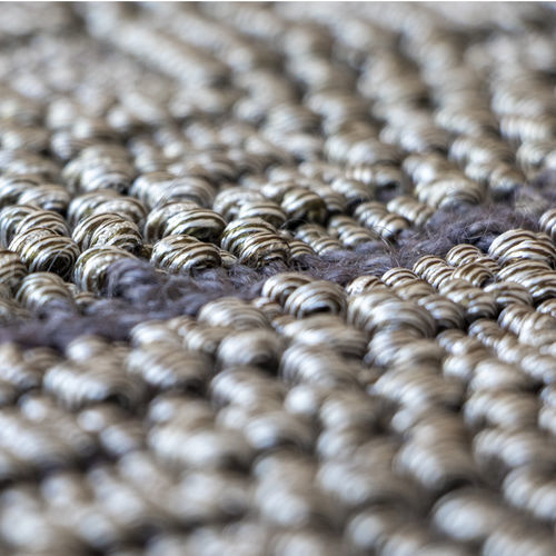 Moderner Teppich - PAGLIETTA COTTA FANGO - G.T.DESIGN - Motiv / Polyester / aus Jute