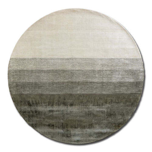 Moderner Teppich - Stripes Party : Bronzo Ecru - G.T.DESIGN - Streifenmuster / Viskose / rechteckig