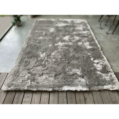 Moderner Teppich - LE MATERIE SOTTILE LARICE - G.T.DESIGN - einfarbig / Polyester / rechteckig