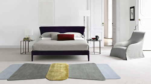 Teppich / originelles Design - I GEMELLI - G.T.DESIGN - einfarbig / mehrfarbig / Merinowolle