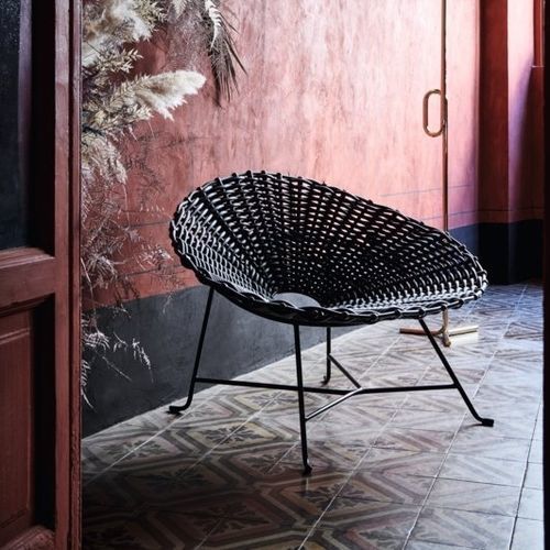 Moderner Sessel - SWEET 27 - GERVASONI - PVC / aus lackiertem Metall / weiß