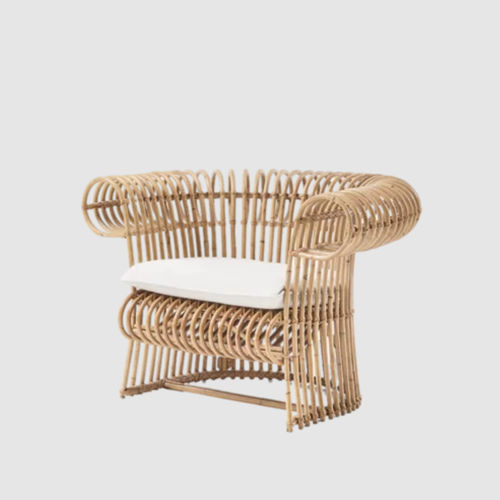 Moderner Sessel - R 513 - GERVASONI - Rattan / Rattan / individuell gestaltbar